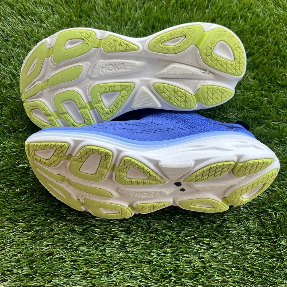 Hoka, Hoka One One, Bondi 8, Vibrant Blue, Tennis Shoes | Women’s 10 - Picture 6 of 11